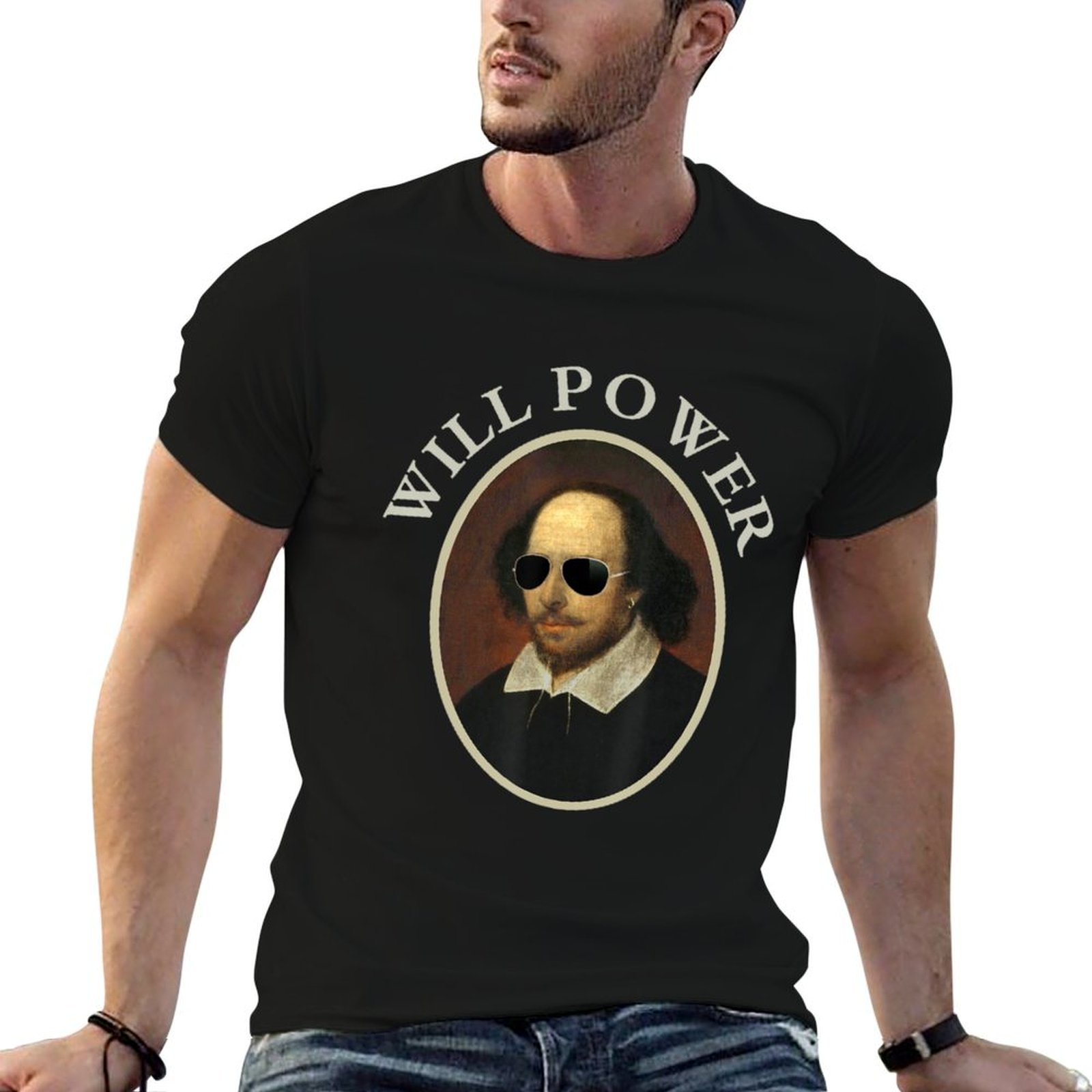 Outdoor Power Block - William Shakespeare Will Power Art-Positive Quote