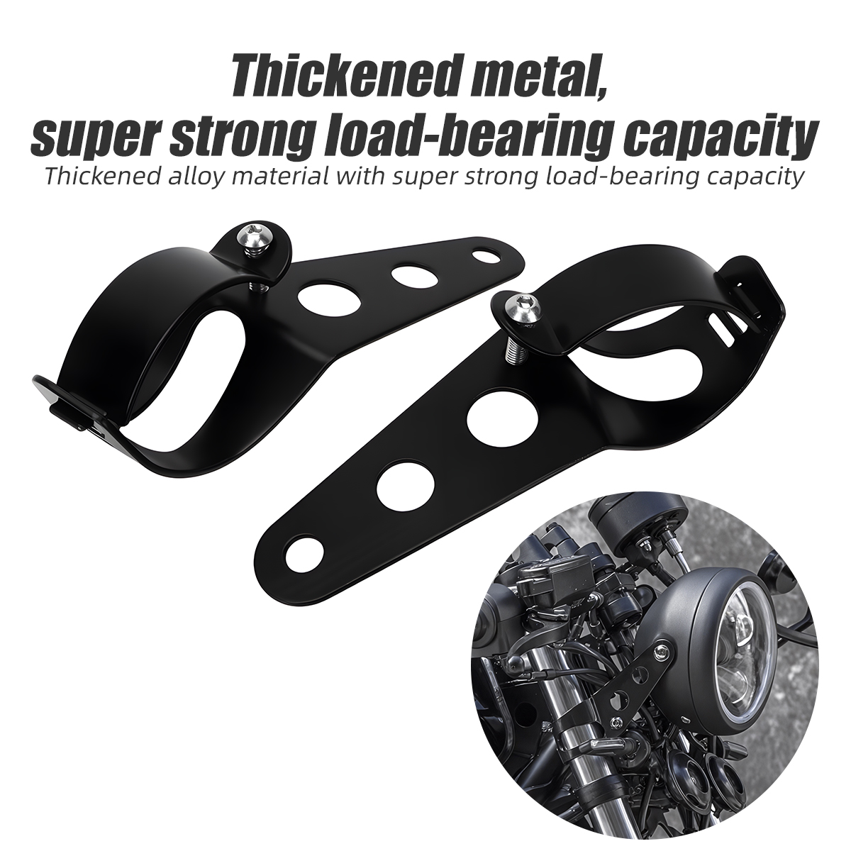 Outdoor Power Xtreme - Universal Motorcycle Headlight Mount Bracket 28-36mm
