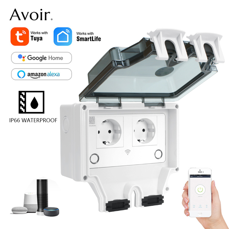 Outdoor Power Equipment Brands - Avoir Tuya IP66 Waterproof Electrical Sockets