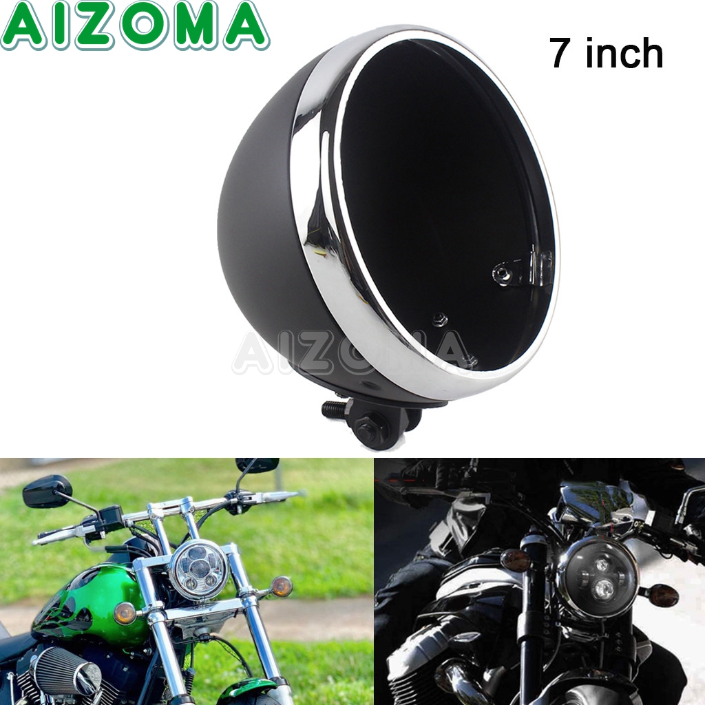 Outdoor Power Xtreme - Universal Motorcycle Retro Light Bucket 7inch