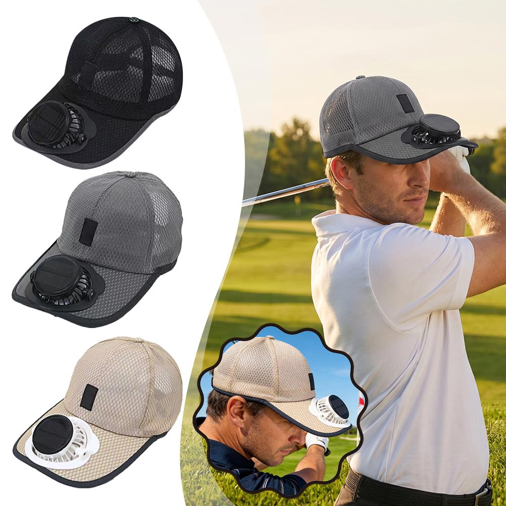 Unisex Solar Powered Fan Hat U - Outdoor Power Block ulasan dan harga