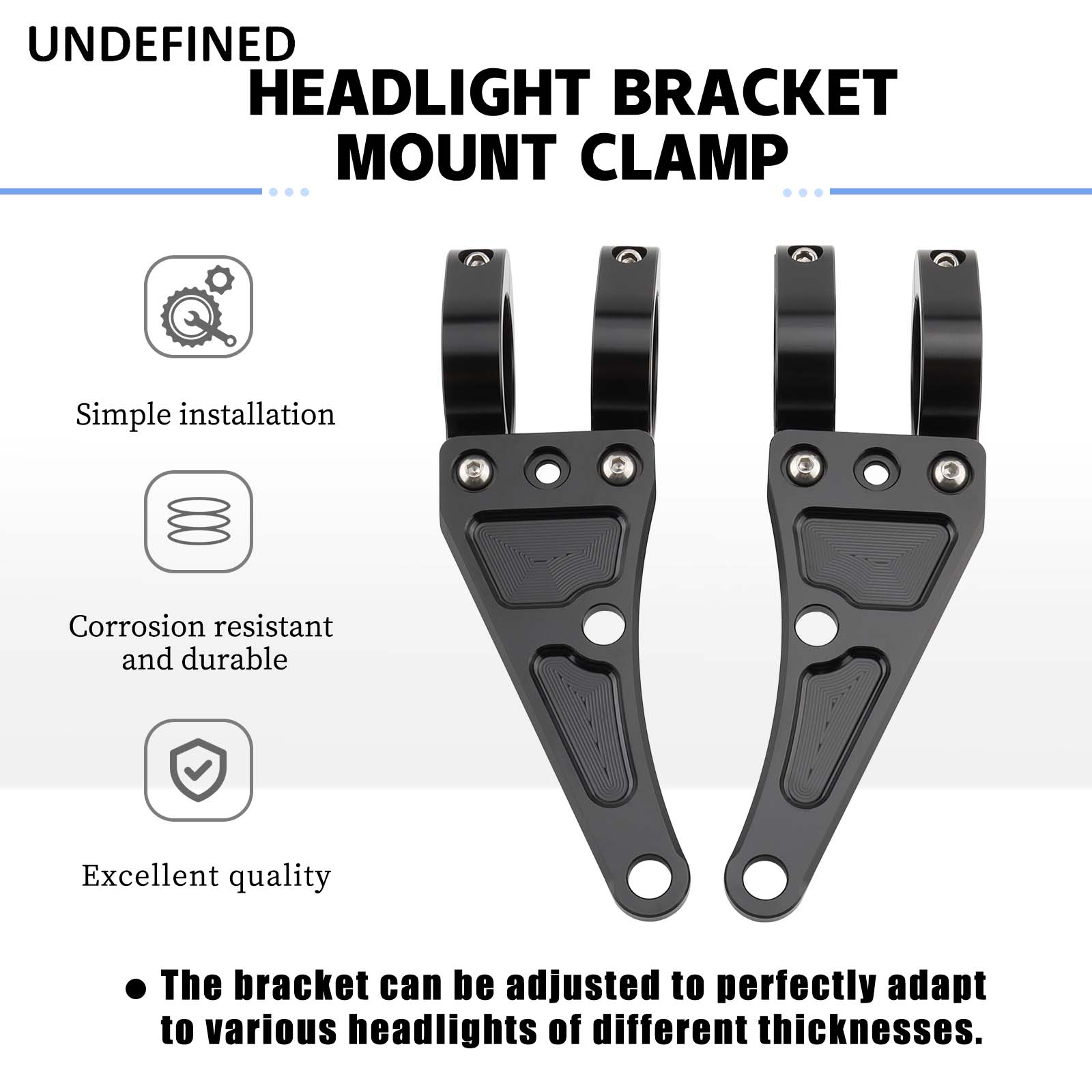 33mm-58mm Headlight Bracket Mo - Outdoor Power Xtreme ulasan dan harga