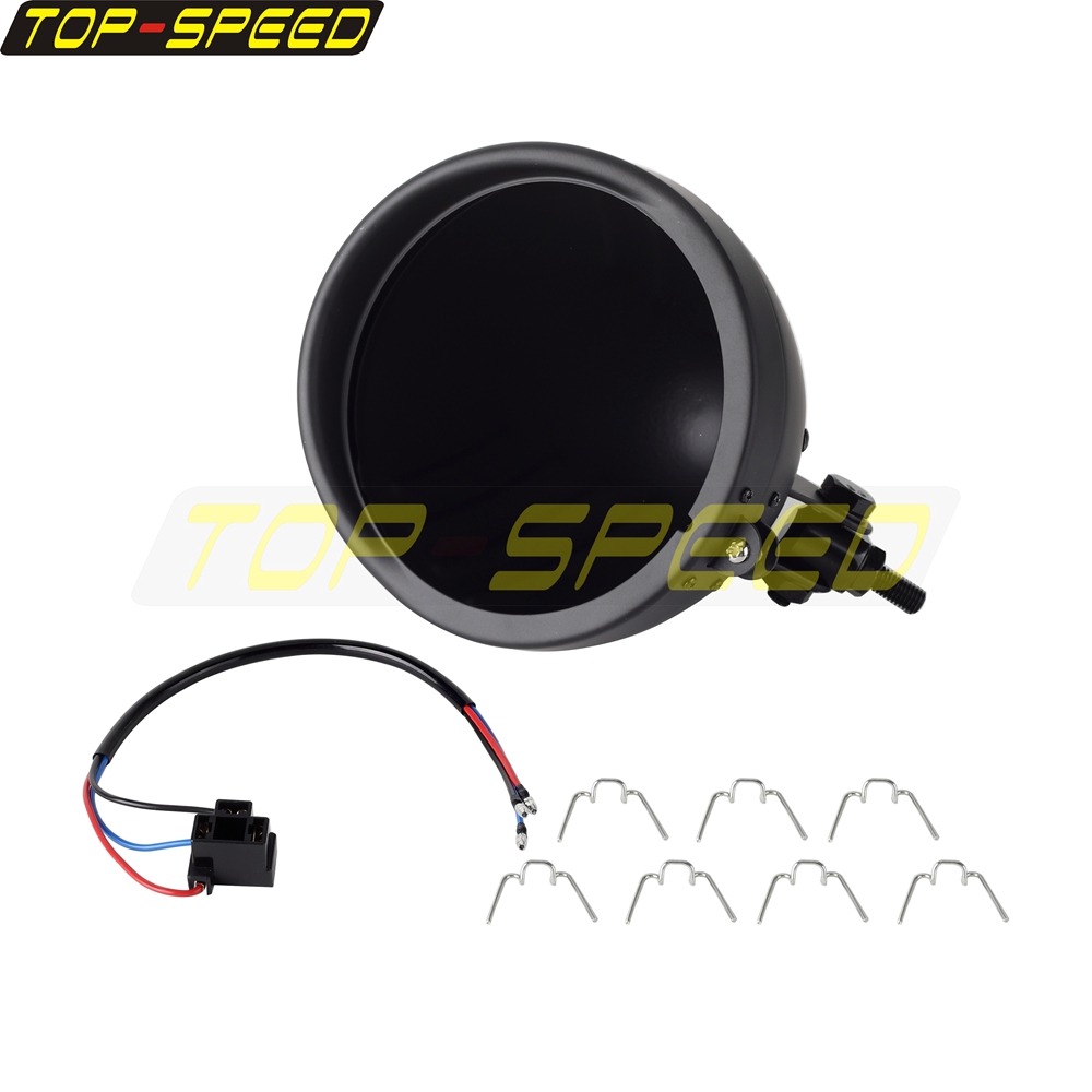 Black/Chrome Motorcycle Headla - Outdoor Power Direct ulasan dan harga