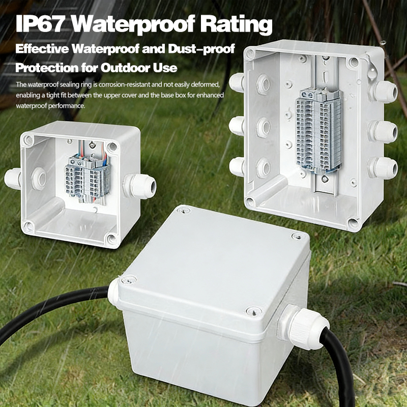 Waterproof Junction Box With P - Outdoor Power Block ulasan dan harga