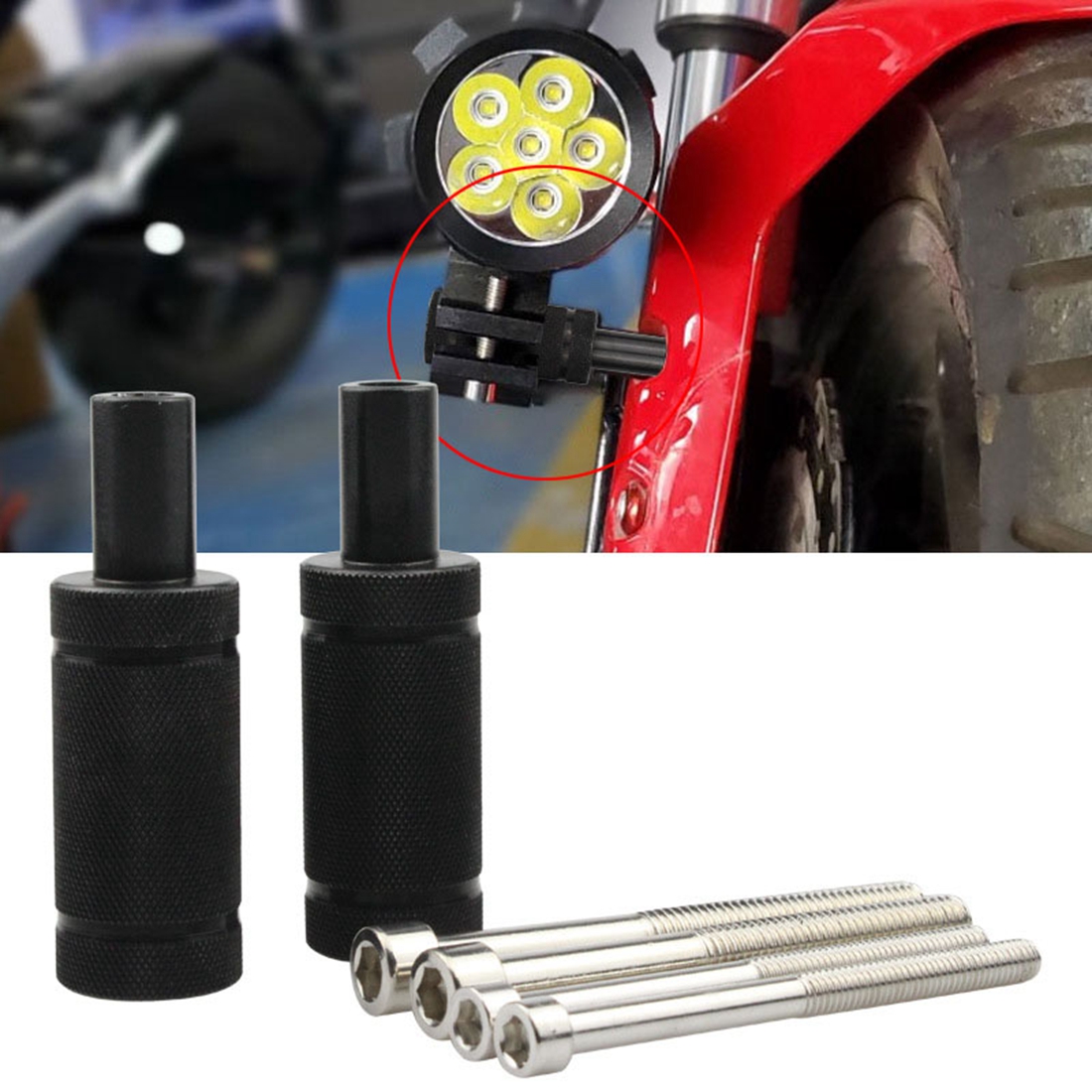 Motorcycle Headlight Mount Hol - Outdoor Power Xtreme ulasan dan harga